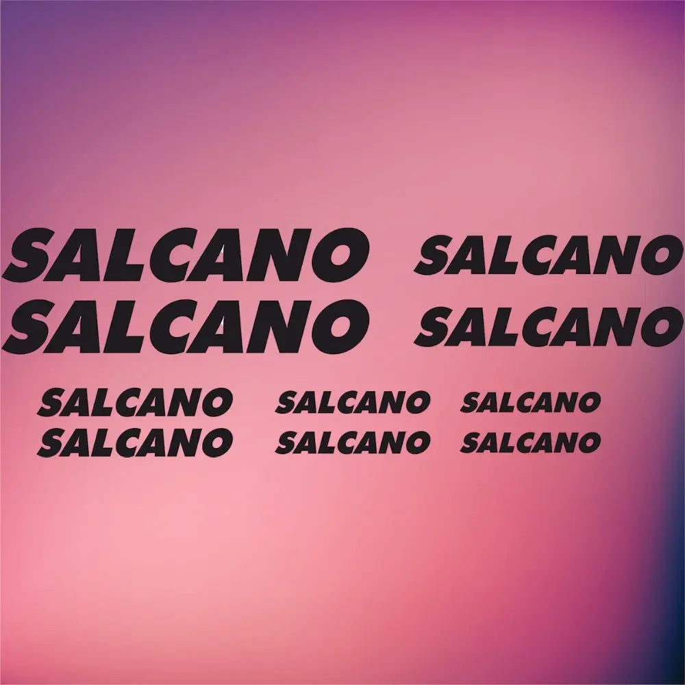 Sticker Master Salcano Bisiklet Sticker Set Etiket Sticker Master