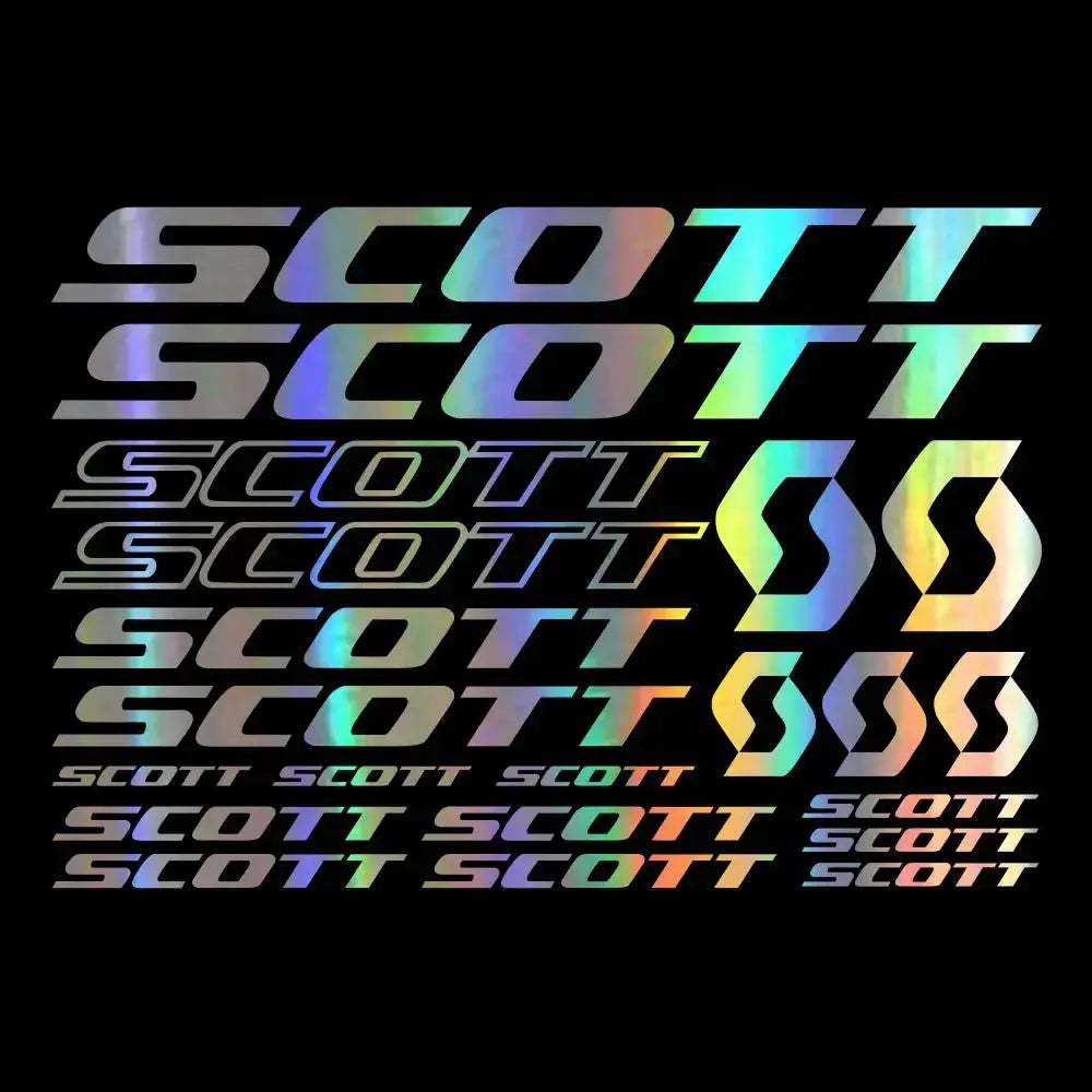 Sticker Master Scott Bisiklet Sticker Seti 21 Parça Sticker Master