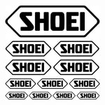 Sticker Master Shoei Sticker Seti - Motosiklet, Kask, Laptop, Araba İçin Dayanıklı Logo Etiketleri Sticker Master