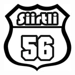 Sticker Master Siirtli 56 Sticker - Araba, Laptop, Kask, Defter İçin Dayanıklı Etiket - 12 Cm Sticker Master