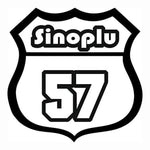 Sticker Master Sinoplu 57 Sticker - Araba, Laptop, Motor ve Kask İçin Dayanıklı Etiket (15 cm) Sticker Master