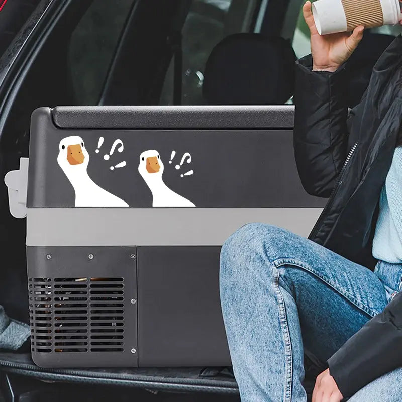 Sticker Master Soru İşareti Ördek Sticker – Araç & Motosiklet Dekorasyonu Sticker Master