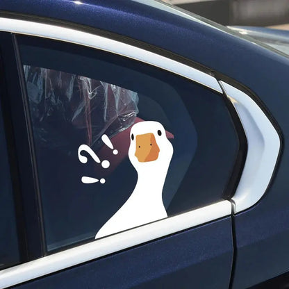 Sticker Master Soru İşareti Ördek Sticker – Araç & Motosiklet Dekorasyonu Sticker Master