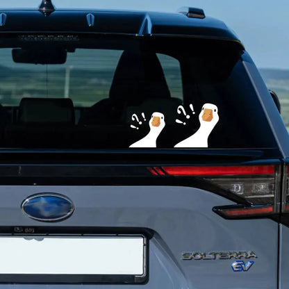 Sticker Master Soru İşareti Ördek Sticker – Araç & Motosiklet Dekorasyonu Sticker Master