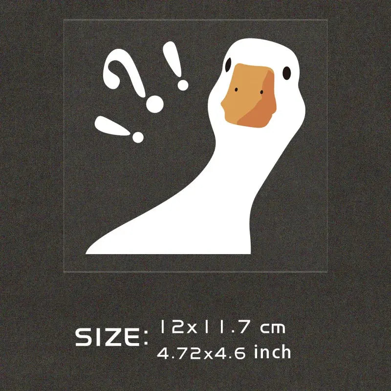 Sticker Master Soru İşareti Ördek Sticker – Araç & Motosiklet Dekorasyonu Sticker Master