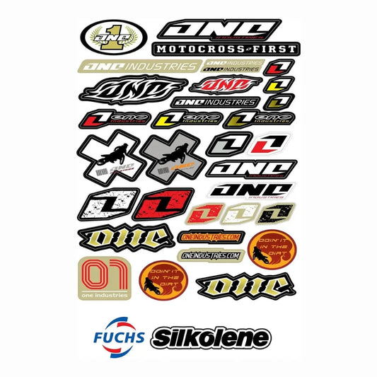 Sticker Master Sponsor Sticker Set 8 – Motor, Kask, Laptop, Araba, Oto Araç İçin Dayanıklı Etiket Decal Sticker Master