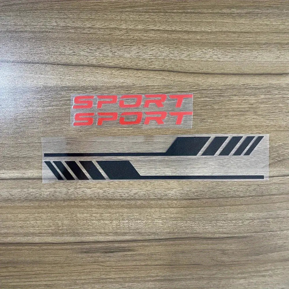 Sticker Master Sport Yan Şerit Kapı Sticker Seti (4 Parça) Sticker Master