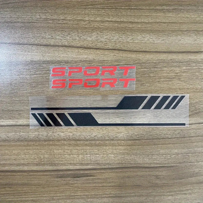 Sticker Master Sport Yan Şerit Kapı Sticker Seti (4 Parça) Sticker Master
