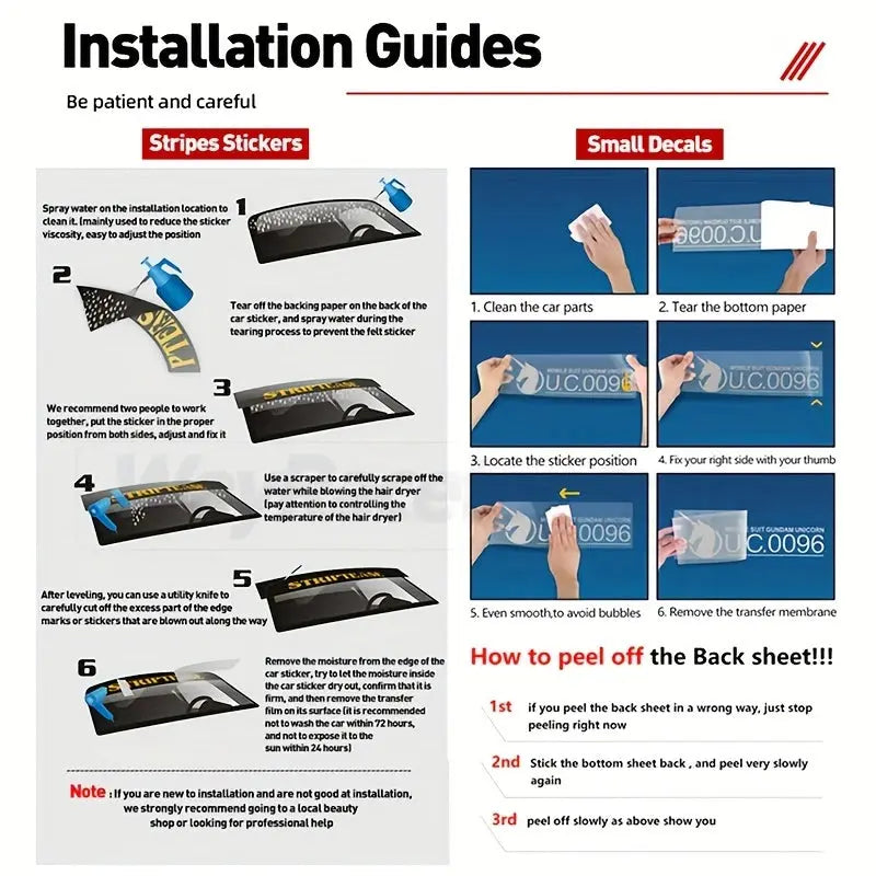 Sticker Master Sport Yan Şerit Kapı Sticker Seti (4 Parça) Sticker Master