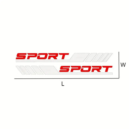 Sticker Master Sport Yan Şerit Kapı Sticker Seti (4 Parça) Sticker Master