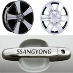 Sticker Master SsangYong Kapı Kolu ve Jant Sticker - 10 Adet Sticker Master