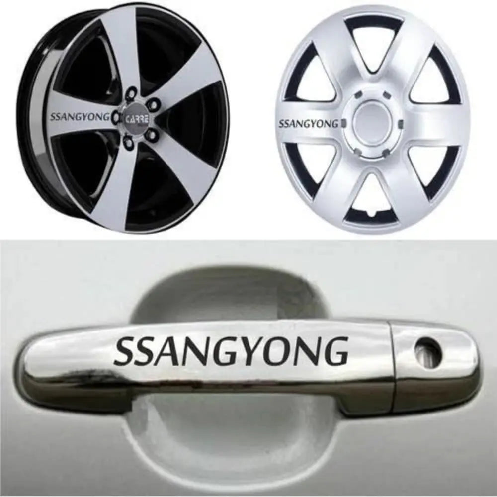 Sticker Master SsangYong Kapı Kolu ve Jant Sticker - 10 Adet Sticker Master