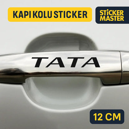 Sticker Master TATA Kapı Kolu ve Jant Sticker – Araba Dış Yüzey Uyumlu Dayanıklı Etiket 10 Adet Sticker Master