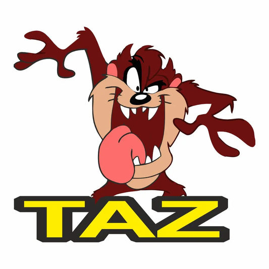 Sticker Master Tazmanya Canavarı Sticker – Araba, Laptop, Motor, Kask İçin Dayanıklı Etiket 15 Cm Sticker Master