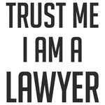 Sticker Master Trust Me I Am A Lawyer(Avukat Sticker) Motor, Kask, Laptop, Araba, Oto Araç İçin Dayanıklı Etiket Decal 15 Cm Sticker Master