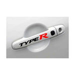 Sticker Master Type-R Kapı Kolu Sticker Seti – 4’lü Spor Tarz Araç Etiketi Sticker Master