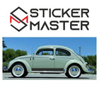 VW Vosvos Kapı Şerit Sticker Seti Klasik Beetle | Sticker Master