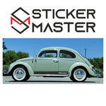 Sticker Master VW Kapı Şerit Sticker Set-4 – Sağ ve Sol Set (Volkswagen Yazılı, Klasik Vosvos Uyumlu) Sticker Master
