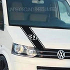 VW Transporter Kaput Şerit Sticker Diyagonal Tasarım | Sticker Master