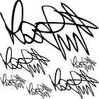 Valentino Rossi İmza Sticker Seti MotoGP | Sticker Master