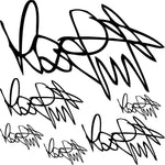 Sticker Master Valentino Rossi İmza Sponsor Set Oto Motor Araba Sticker Sticker Master