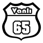 Vanlı 65 Plaka Sticker Araç Etiketi 12 cm | Sticker Master