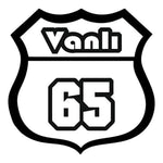 Sticker Master Vanlı 65 Sticker – 12 cm Plaka Tasarımlı Yerel Etiket Sticker Master