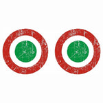 Sticker Master Vespa Eskitme Yan Grenaj Set Motor, Kask, Laptop, Araba, Oto Araç İçin Dayanıklı Etiket Decal 15 Cm Sticker Master