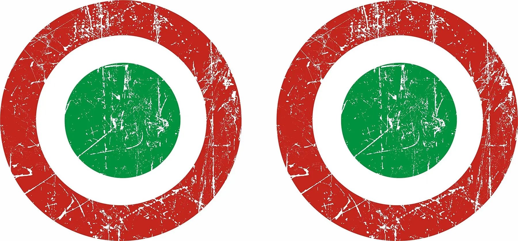 Sticker Master Vespa Eskitme Yan Grenaj Set Motor, Kask, Laptop, Araba, Oto Araç İçin Dayanıklı Etiket Decal 15 Cm