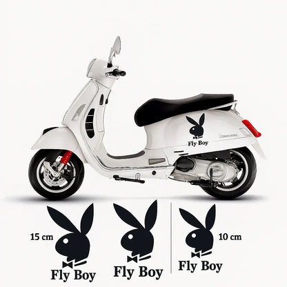 Sticker Master Vespa Fly Boy Sticker Seti – 3’lü (2 Adet 15 cm + 1 Adet 10 cm) Sticker Master