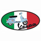 İtalyan Vespa Sticker Klasik Tasarım 12 cm | Sticker Master