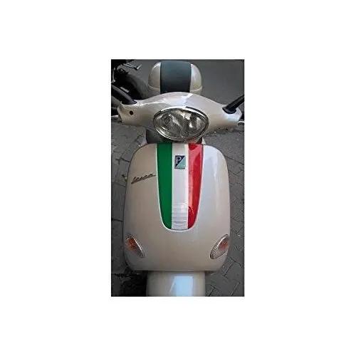Sticker Master Vespa İtalyan Ön Şerit Sticker Seti Motor, Kask, Laptop, Araba, Oto Araç İçin Dayanıklı Etiket Decal