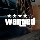 GTA Wanted Sticker 5 Yıldız Tasarım (1 Adet) | Sticker Master