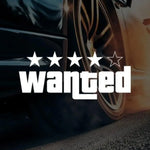 Sticker Master Wanted Motorsiklet,Kask,Laptop,Motor Ve Oto Araç Sticker 18X7 Cm Sticker Master