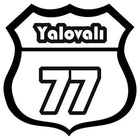 Yalovalı 77 Plaka Sticker Araç Etiketi 12 cm | Sticker Master