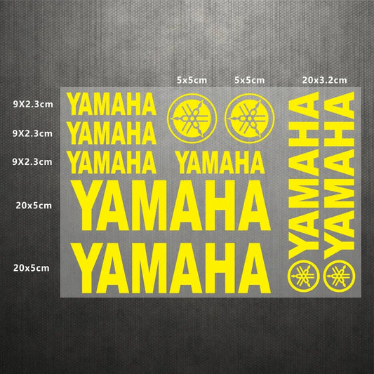 Sticker Master Yamaha Motosiklet ve Kask için Komple Vinil Sticker Seti - Sticker Master