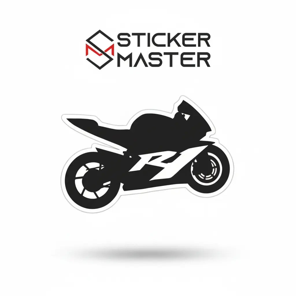 Sticker Master Yamaha R1 Sticker Motor Çıkartma Etiket 15 Cm Sticker Master