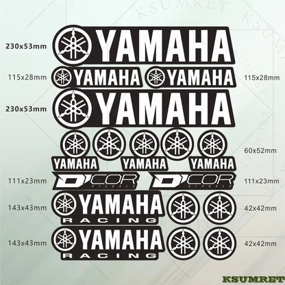Sticker Master Yamaha Uyumlu Sticker Set Motor Oto Araç Çıkartma Etiket Sticker Master