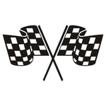 Sticker Master Yarış Bayrağı Sticker – 15 cm Finish Çizgisi Temalı Etiket Sticker Master