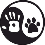 Sticker Master Ying Yang Hand Sticker Motor, Kask, Laptop, Araba, Oto Araç İçin Dayanıklı Etiket Decal 12 Cm