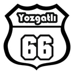 Sticker Master Yozgatlı 66 Sticker – 12 cm Plaka Tasarımlı Yerel Etiket Sticker Master