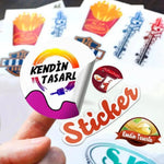 Kişiye Özel Sticker Tasarla