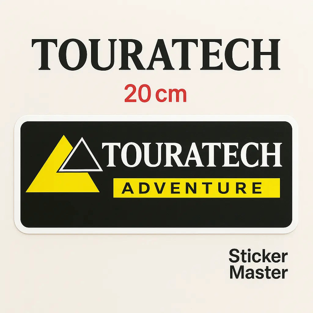 Sticker Master – Touratech Adventure Sticker 20 cm | Macera Tutkunlarına Özel Vinil Etiket Sticker Master