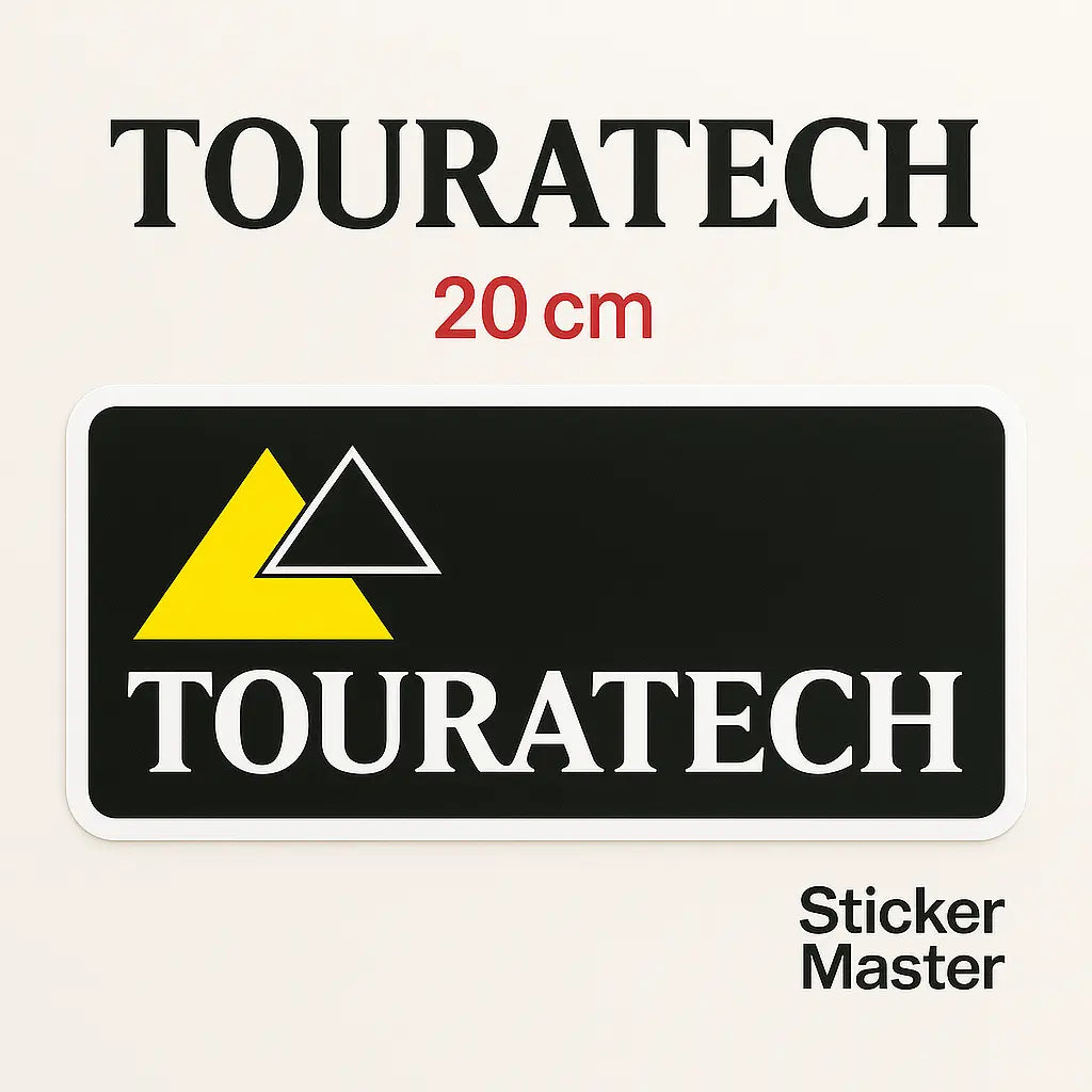 Sticker Master – Touratech Sticker 20 cm | Macera Ruhu Taşıyan Vinil Etiket Sticker Master