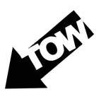 Tow Sticker Çekme Oku Araç Çekici Etiketi 12 cm | Sticker Master