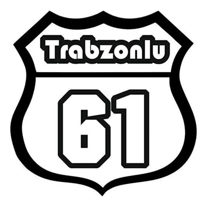 Sticker Master – Trabzonlu 61 Sticker 12 cm | Memleket Ruhunu Yansıtan Etiket Sticker Master