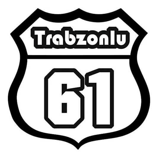 Sticker Master – Trabzonlu 61 Sticker 12 cm | Memleket Ruhunu Yansıtan Etiket Sticker Master
