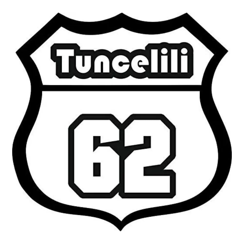 Sticker Master – Tuncelili 62 Sticker 12 cm | Memleket Gururunu Yansıtan Etiket Sticker Master