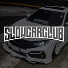 SLOW CAR CLUB Sticker, JDM Ön Cam Yazısı ve Etiketi | Sticker Master