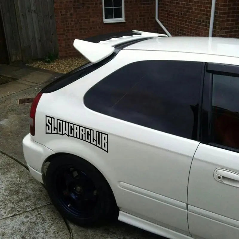 Sticker Master "SLOW CAR CLUB" JDM Ön Cam Sticker Sticker Master